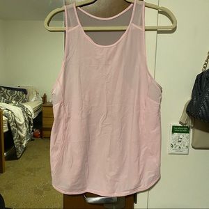 Pink lululemon tank top